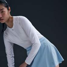 Nike Women's AS W NKCT DF ADVTG ACE SKT HR Woven Skirt FZ6730-422 - Navy Blue - View 3