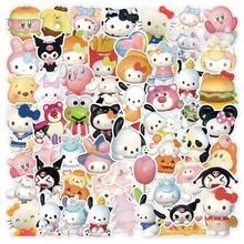 120/60/50PCS Sanrio Mixed Collection Graffiti Stickers For Helmet Bicycle Hand Account Pencil Case Decals - F-50PCS - View 5