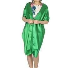 1 Piece Soft Women's Satin Shawl Wraps 65*180cm For Evening Dresses Sheer Wedding Bridal Scarf Elegant Extra Long Scarf Cover Up Bridesmaid Gifts Festival Party - Green - View 4