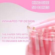 50pcs/Pack Large Pre-Rolled Cigarette Tubes - With Filters. Comes With 2-In-1 Storage Tube To Hold Pre-Rolled Tubes And Filler; Easy To Use And Carry. Slow Burning, High-Quality Smoking Accessory. Perfect Gift For Friends And Family. - Multicolor - View 9