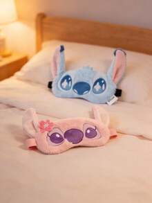 1 chiếc mặt nạ ngủ bằng vải nhung mềm mại, hình hoạt hình Stitch chính hãng của Disney, có dây chun điều chỉnh, tiện dụng khi đi du lịch, che tai 3D, có thể giặt được, chất liệu nhung dày dặn, thấm hút tốt, thiết kế dây chun rộng, thoải mái, thích hợp làm quà tặng Giáng sinh, Halloween, sinh nhật cho gia đình và bạn bè. - Nhiều màu - Xem 2