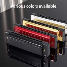 1 PC Custom Engraved Blues Harmonica | 10 Hole C Key Diatonic Harmonica With Case | Personalized Name | For Beginner And Professional Players, Students, Adults, Music Lovers | Music Learning, School Class, Band Practice, Stage Performance, Home Entertainment, Travel, Camping, Street Playing, Party Recording, Teaching Training Musical Keepsake | Back-To-School Gift | Mother's Day Gift | Teacher's Day Gift - Grey - View 2
