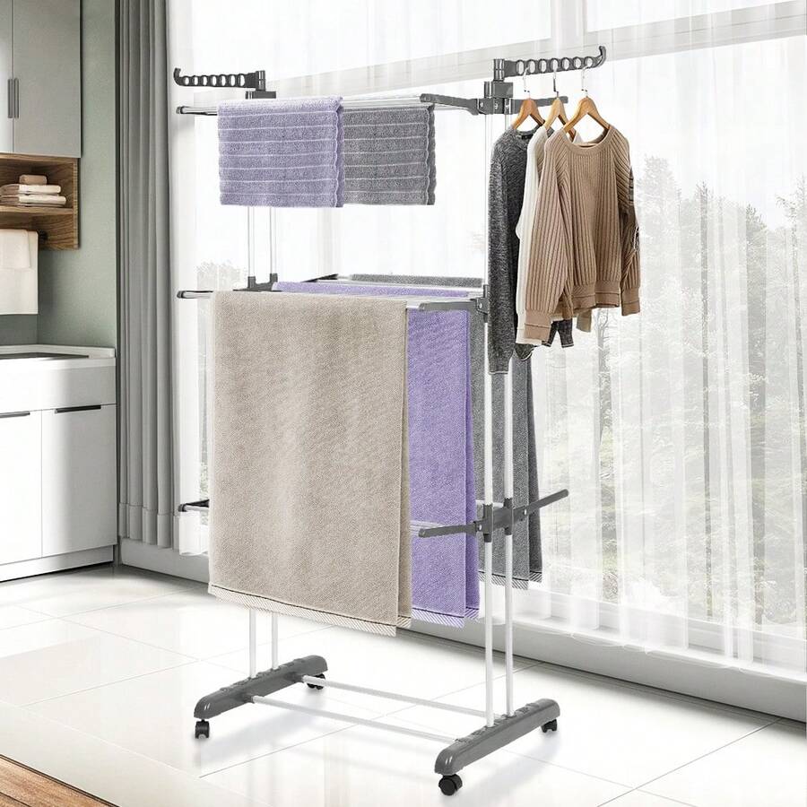 Drying Rack - Grayish White - View 1