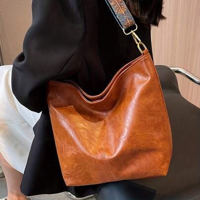 2024 Nuova borsa alla moda estiva, borsa a spalla, borsa a tracolla, grande capacità, alta qualità, borsa a secchiello per pendolari