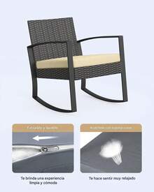 Outdoor Table & Chair Sets - Apricot - View 2