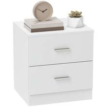 HOMCOM Nightstands - White - View 2