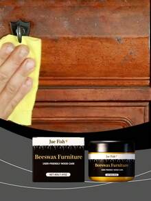 1瓶40毫升蜂蜡家具护理剂，木制家具修复清洁剂、抛光剂、光泽保护剂 - 膏狀 - 查看 3