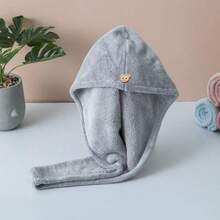 1条/2条超细纤维干发巾，湿发擦干巾，卷发防毛躁干发巾，睡眠帽 - A - 查看 7