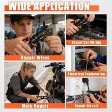 Wire Stripper, Professional 5 - In - 1 Wire Strippers, Wire Cutters Crimpers, 10 - 20 AWG Pliers Crimp Stripping, Cutting, Crimping, Sharpening, Clamping - Orange - 查看 6