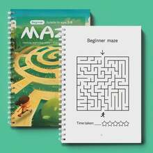 Maze Puzzle Workbook, Captivating Path-Finding Activity, Enhances Focus And Visual Tracking Skills, Satisfying Daily Practice To Maintain Calm Concentration And Cultivate Better Thinking Habits. - Maze - View 9