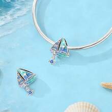 1 Piece Silver Plated Ocean Series - Shell Sea Star Turtle Sail Pendant Suitable For 3mm Original Bracelet Necklace DIY Bead Making Women's Daily Gift Birthday Party Festival Gift - Multicolor - View 6