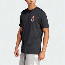 Adidas Messi Football Graphic Tee Black Tops Men - Nhiều màu - Xem 2