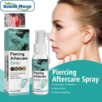 Ear Hole Care Spray Ear Hole Cleaning Anti Odor Reducing Swelling Spray