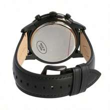 Fossil Reloj de cuarzo minimalista para hombres, para uso diario, FS5585 - Negro - Ver 3