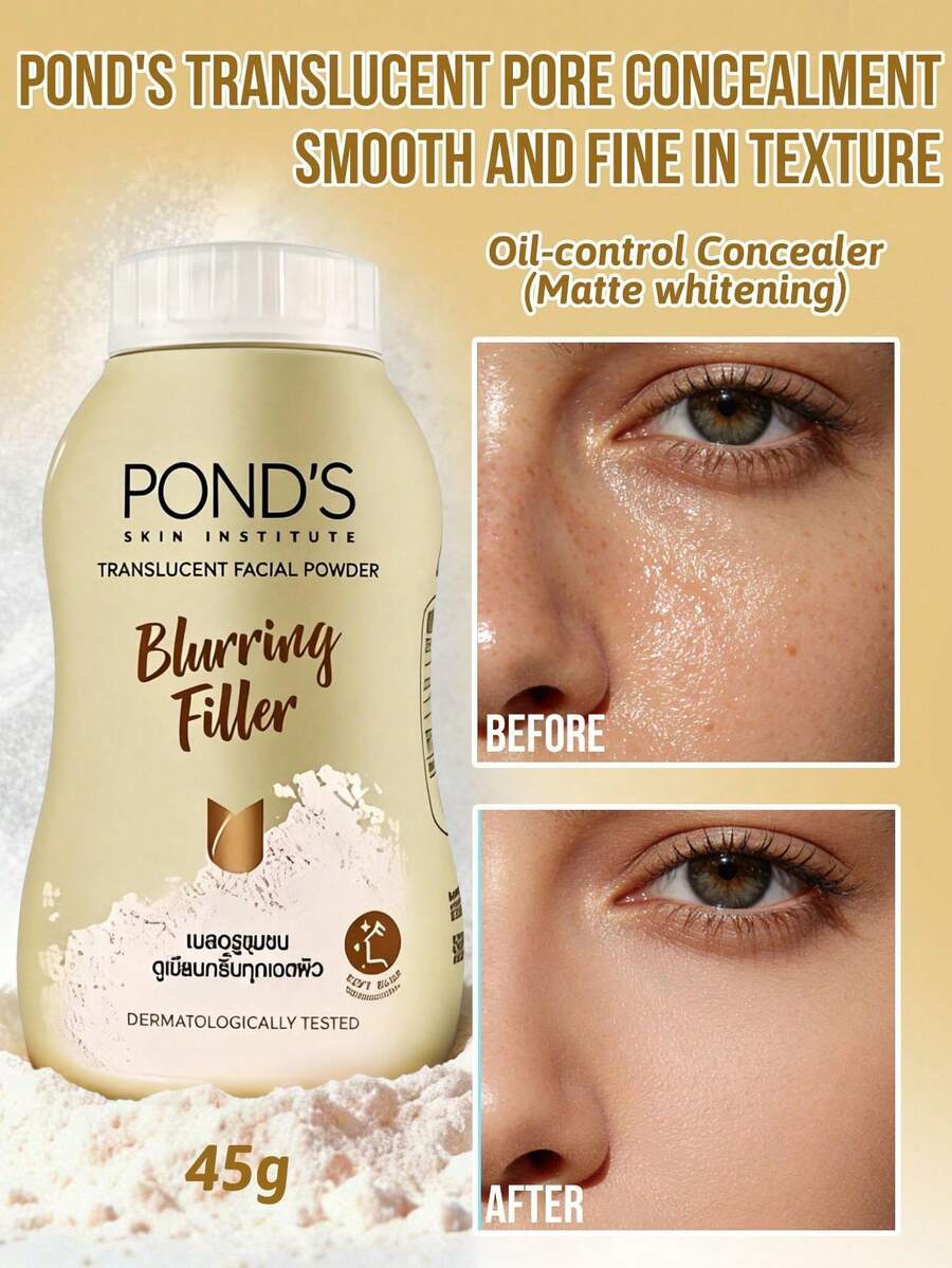 POND'S 綠色啞光美白 BB 霜,全天吸油遮瑕,持久超啞光妝效,細緻透氣質地,清爽控油,高吸附力,無添加配方,輕盈順滑,適合問題肌膚 - Matte gold version - 查看 1