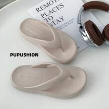 2026 New Fashion Flip Flops, Summer Outdoor Slippers, Couples Sandals, Women Beach Slippers, Thick Non-Slip Bathroom Slippers - Women's Slippers - View 11