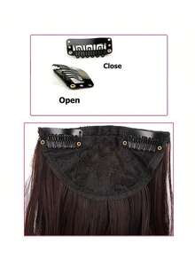 3-delat perukset, långa lockiga hårförlängningar för kvinnor, stora vågiga fluffiga hårdelar, lämpliga för dagligt bruk - Multifärgad - Visa 5