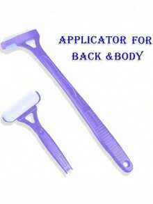 Back Lotion Applicator - Sunscreen - Moisturizer - Foldable Back Applicator Roller With Long Handle - Curved Body Lotion Application Tool - Multicolor - View 15