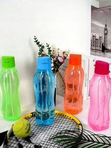 1个600毫升/20盎司大容量塑料运动水壶,带腰带,适合户外健身、运动和旅行 - 彩色 - 查看 12