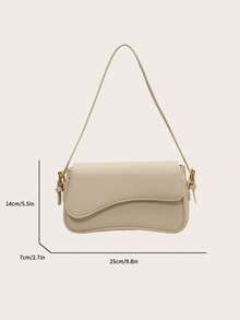 New Versatile Shoulder Bag - White - View 6