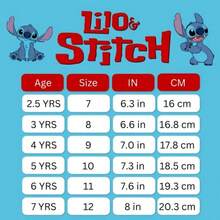 Disney Lilo & Stitch Girls Shoes, Girls Slip On, Canvas Shoes - Kids Loafers, Blue And Pink Casual Sneakers, Walking Shoes (Toddlers 7-10/Little Kid Sizes 11-12) - 藍色 - 查看 9