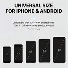 yucen Bling Bling Horizontal Car Phone Holder, Suction Cup Dashboard Mount Multi-Function Navigation Bracket - Landscape Phone Stand - View 10