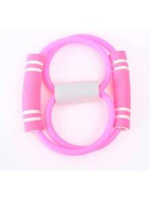 Figure-8 Exercise Band, Resistance Band For Fitness, Pink And Blue - Xanh và Hồng - Xem 5