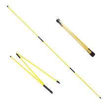 Golf Alignment Sticks Training Aid 4 Pack,3-Section 48 Inch Golf Swing Trainers Foldable Practice Rods Aiming Sticks - A - 查看 5