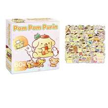 SANRIO 60Pcs      Stickers For DIY Laptop Phone Diary Cute Cartoon  Sticker - 60Pcs Pompompurin - View 18