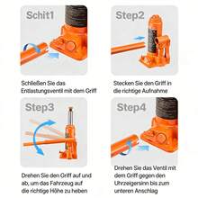5T Electric Car Jack, 12V Hydraulic Car Jack, Lifting Range 155-450 Mm, Portable Car Lifting Kit For Car/SUV/Truck Emergency Tire Changes & Garage Repairs - 5噸 - 查看 8