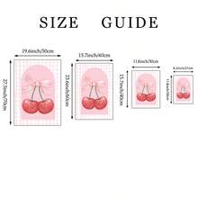 3 tranh vẽ nơ bằng màu nước trên vải canvas, thích hợp trang trí phòng ngủ, phòng khách, văn phòng, ký túc xá sinh viên, phòng dành cho nữ sinh, không khung. - Nhiều màu - Xem 5