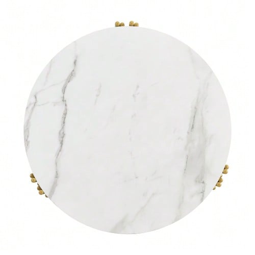 Antique Brass+White