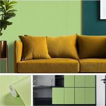 1 Cuộn Giấy Dán Tường Tự Dẹp Dòng Xanh Lá Cây, Thiết Kế Hiện Đại, Dễ Lắp Đặt, Bóc Và Dán, Họa Tiết Lưới, Thích Hợp Cho Văn Phòng, Trang Trí Nhà Cửa, Phòng Khách, Phòng Ngủ, Tự Làm Mới Nội Thất, Nhiều Lựa Chọn Có Sẵn - Dòng sản phẩm Xanh - Xem 32