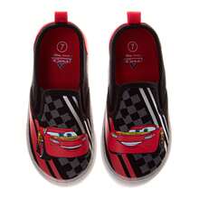 Disney Cars Lightning McQueen Boys Shoes, Boys Slip-On, Canvas Shoes - Kids Loafers, Casual Sneakers Red And Black, Walking Shoes (Little Kid Sizes 7-12) - Red - View 2