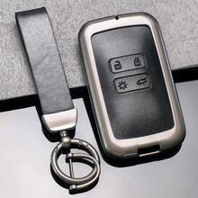 Zinc Alloy Leather Key Case For Renault Captur Koleos Kadjar Arkana Megane Dacia Duster Sandero Stepway Key Holder Cover Chain - A - View 10