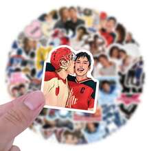 62Pcs Peak Showdown Stickers High-Quality And Beautiful Stickers For Scrapbook, Journaling, Laptop, Bumper, Skateboard, Water Bottles, Computer, Phone, Hard Hat, Car Stickers And Decals Scrapbook Supplies Stationery Funny Stickers Kindle - Winter Sale - View 5