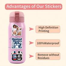 62Pcs Peak Showdown Stickers High-Quality And Beautiful Stickers For Scrapbook, Journaling, Laptop, Bumper, Skateboard, Water Bottles, Computer, Phone, Hard Hat, Car Stickers And Decals Scrapbook Supplies Stationery Funny Stickers Kindle - Winter Sale - View 7