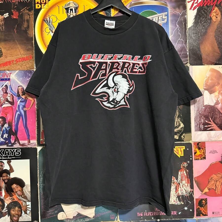 Buffalo Sabres NHLs Team Hockey Short Sve Shirt VK03891 - 款式 - 查看 1