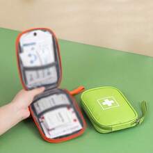 1pc/2pcs Large Capacity First Aid Kit Set, Made Of Oxford Cloth With Smart Compartments. Reusable Zipper Medication Storage Organizer Bag, Portable Fabric Medical Bag Suitable For Home, Travel, Office And Outdoor. Multifunctional Epidemic Prevention Emergency Supplies, Practical Daily Essential, Ideal Holiday Gift For Family And Friends. - One Size - View 7