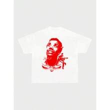 Jorge Ben Jor Oversized Streetwear T-Shirt - White - View 1