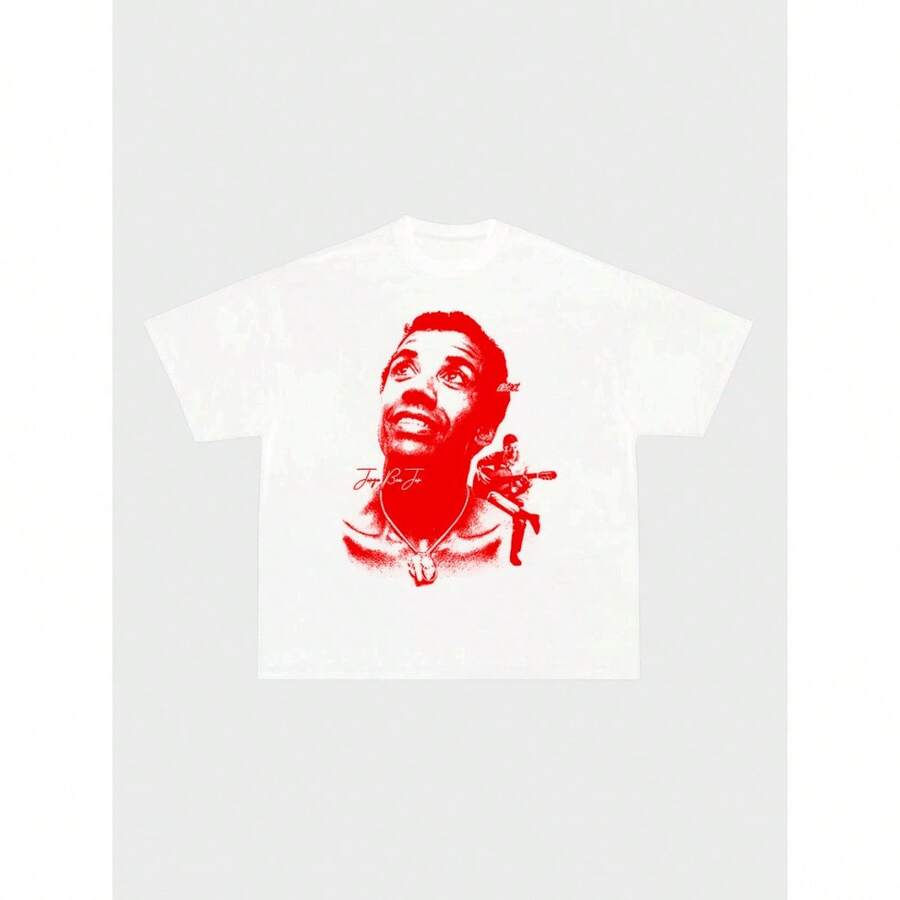 Jorge Ben Jor Oversized Streetwear T-Shirt - White - View 1