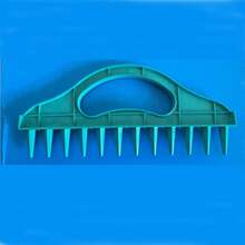 1 pieza Sembradora manual de jardín - Hecha de plástico verde, con punzón de suelo y divisor de espaciado de semillas, adecuada para la siembra de vegetales, sin necesidad de electricidad - A-verde - Ver 12