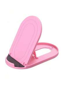 1pc Portable Foldable Desk Phone/Tablet Holder, Creative Bedside Phone Stand, Fashionable Compact Design, Convenient Hands-Free Viewing, Multi-Purpose Phone Holder, Small Gift - Multicolor - View 23