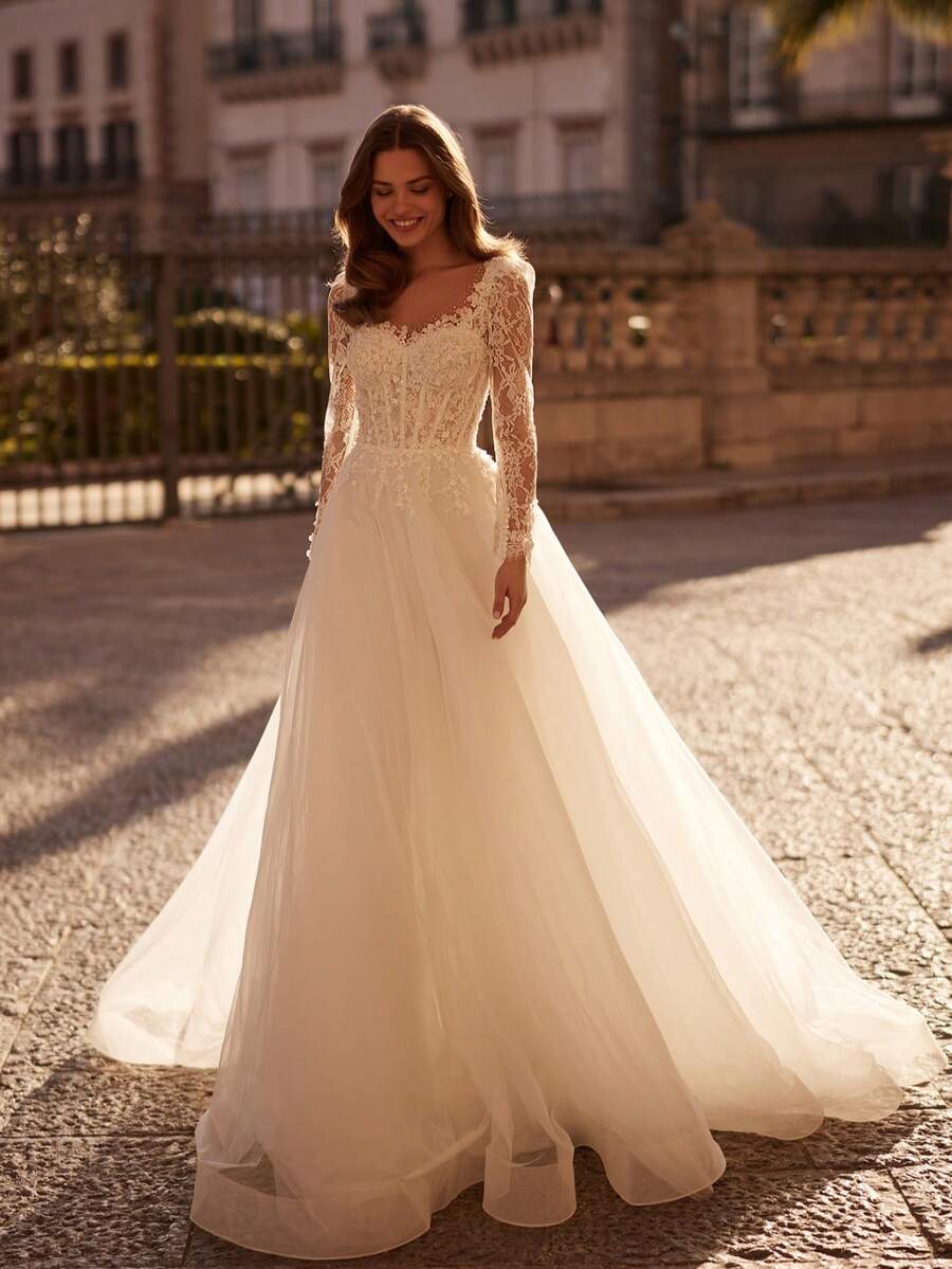 Wedding Dresses - White - View 1