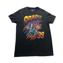 Crash Team Racing T-Shirt Adult SZ M Bandicoot 99 Video Game Mens Nitro Fueled - Black - View 1