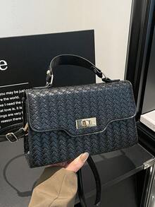 Exquisite, Versatile, Simple And Elegant Daily Crossbody Bag With High-End Feel. 2026 New Model Women's Bag. - Black - View 4