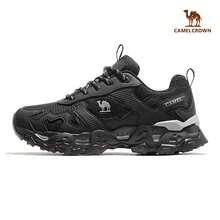 CAMEL CROWN Women's Outdoor Hiking Shoes, Casual Breathable Non-Slip Durable Trekking Sneakers - Black - View 2