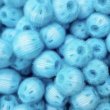 1pc/3pcs/5pcs Reusable Washing Machine Pet Hair Remover Ball - Anti- Laundry Ball, Blue Plastic Design, No Electricity Needed, Gentle Fabric Care, Plastic Pet Hair Removal Tool For Washing Machine, Laundry Room Essential, Textured Surface, Long-Lasting Material, Household Cleaner, Easy To Use, Sturdy Construction, Household Cleaning Supplies - A - View 10