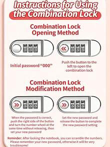 1个存钱罐，可容纳100张纸币，配有零钱包和储蓄手册，设计趣味，可存放纸币、信封，时尚实用，包含家庭理财储蓄笔记本，大容量，带拨盘锁，可用作相册/三孔活页夹相册。 - 彩色 - 查看 12