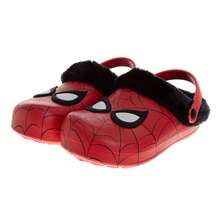 Marvel Spider Man Boys' Clogs Fuzzy Fleece Lined Clogs Winter Warm Plush Garden Shoes (Little Kid Sizes 11-12/Big Kid Sizes 13-5) - 紅色 - 查看 4